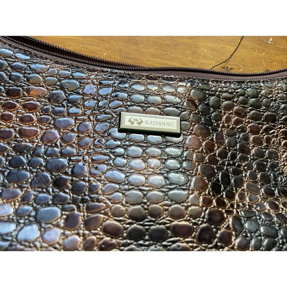 Katiannu Handbag Faux Alligator Purse - Picture 2 of 4